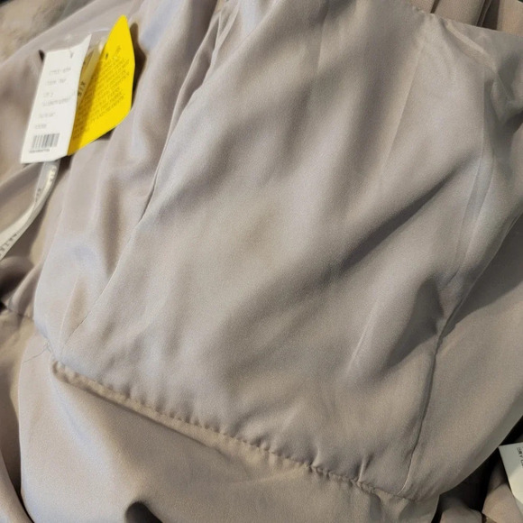 AFTER SIX Womens Bridesmaids Lux Chiffon Belted Evening Gown Size 2 Taupe New - Picture 12 of 16